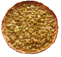 recette Tarte � la rhubarbe